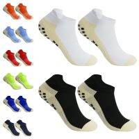 【YD】 Men Short Football Socks Silicone Anti Grip Soccer Calcetas Antideslizantes De Futbol