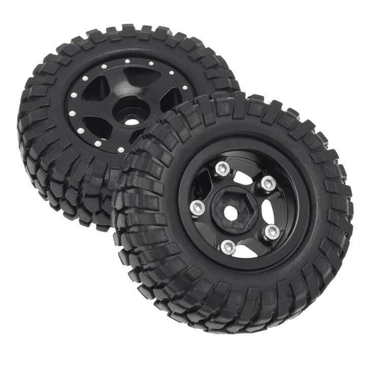 4pcs-wheel-shell-with-tire-replacement-parts-for-scx24-jeep-gladiator-1-24th-4wd-off-road-truck-model-black