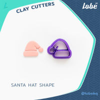 Santa Hat A Clay Cutter/ Clay Tools/Polymer Clay Cutter/ แม่พิมพ์กดดินโพลิเมอร์ทำต่างหูรูปทรงหมวกซานต้า