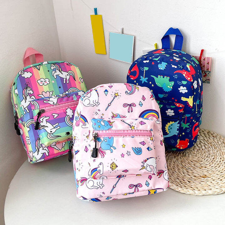 new-kids-backpack-canvas-cartoon-printing-school-bag-for-girls-children-small-female-bag-portable-travel-feminine-knapacks