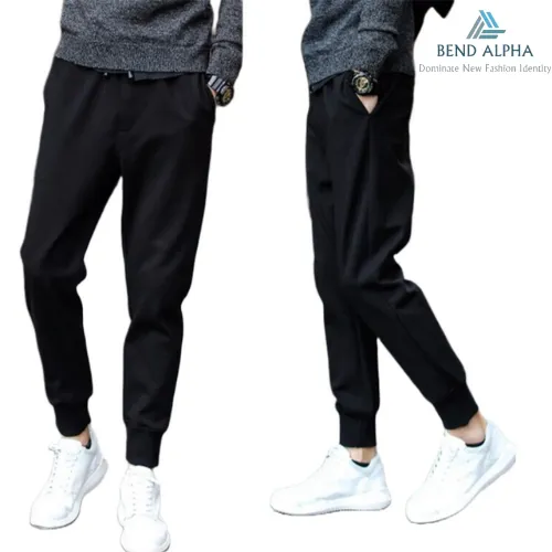 mens plain joggers