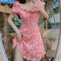 COD SDFGERTYTRRT DRE-Women Short Sleeve Sweetheart Neck Casual Dating Summer A-line Dress