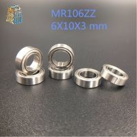 【CW】✈▽  Shipping 10pcs MR106ZZ  6X10X3 mm shielded steel ball bearing Deep groove Bearings MR106 / L-1060