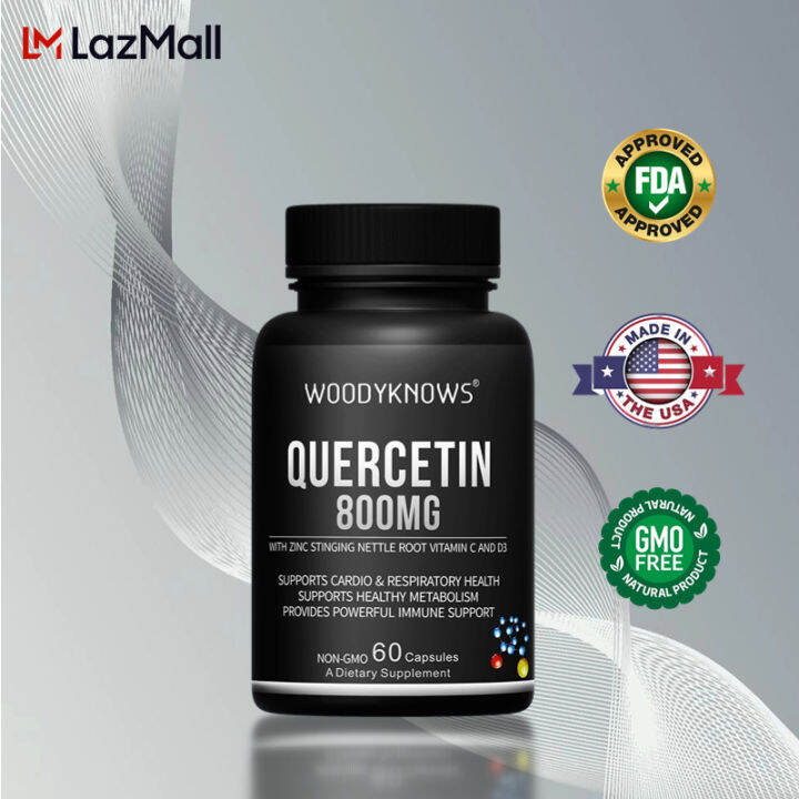 Quercetin With Zinc Protects the lungs, breathes freely, enhances immunity, pure natural