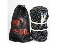 เชือกโรยตัวสีขาว-ดำ 11mm x 50m YAMADA Static rope 11mm x 50m YAMADA