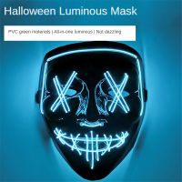 Halloween Decoration Glowing Led Party Masque Masquerade Neon Light Glow In The Dark Horror Halloween Party Decoration