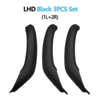 LHD RHD Car Interior Passenger Door Left Right Pull Handle Leather Outer Cover Trim Replacement For BMW X3 X4 F25 F26 2010-2016