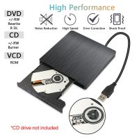 【Corner house】5Gbps USB 2.0 External DVD CD ROM RW Player ออปติคัลไดรฟ์ Enclosure Case สำหรับแล็ปท็อปเดสก์ท็อปคอมพิวเตอร์โน้ตบุ๊คไม่มีไดรฟ์