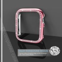 Luxury Diamond Case for Apple Watch Series 7 41mm 45mm Crystal Bumper Cover for iwatch 6 5 4 3 2 SE 38MM 40MM 42 44MM Protector