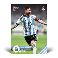 การ์ดฟุตบอล TOPPS NOW Card #1 - Fastest goal of his career - Lionel Messi