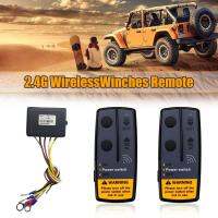 1 Set 2.4G 12V 50M Digital Wireless Winches Remote Control Recovery Kit For Jeep SUV 120W 100ft