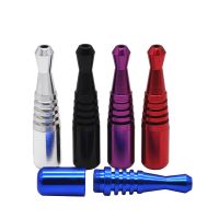 【CC】☌☇▦  2022 New Personality Multicolor Baseball Bat Pipe Detachable Metal Set Dry Tobacco Accessories