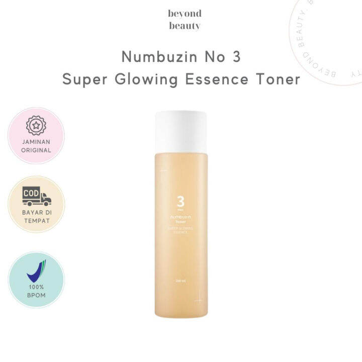 NUMBUZIN No.3 Super Glowing Essence Toner 200ml Lazada Indonesia
