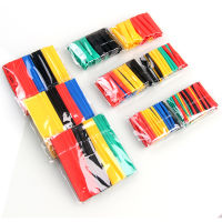 127/328/530Pcs Heat Shrink Tubing Assorted Set Electrical Wrap Wire Shrinkable Tube Cable Sleeves 2:1 Polyolefin Multicolor Kit Electrical Circuitry P