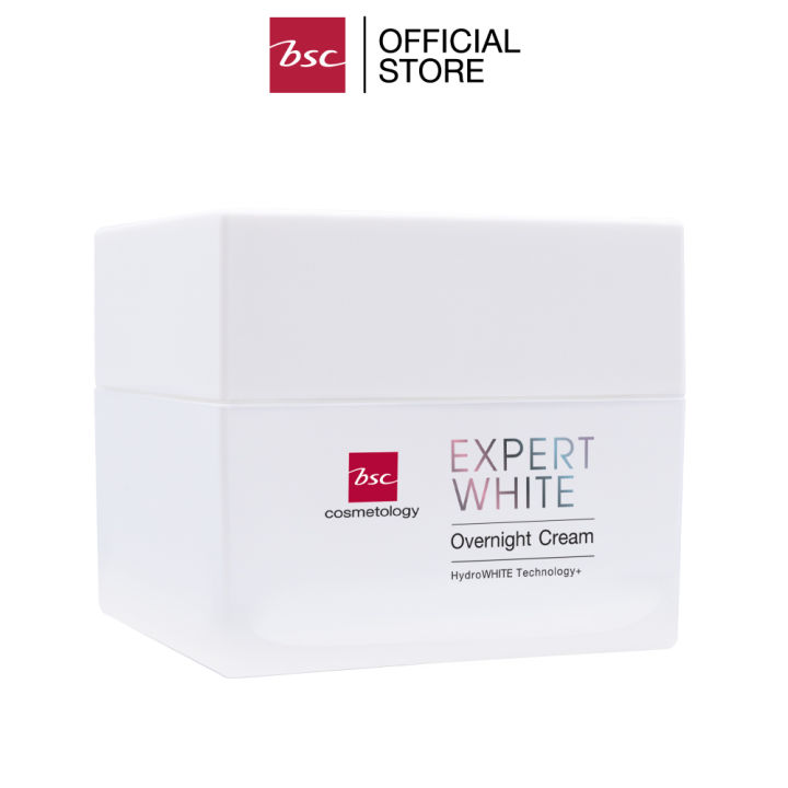 bsc-expert-white-overnight-cream-บีเอสซี-เอ็กซ์เปิร์ท-ไวท์-โอเวอร์-ไนท์-ครีม-ครีมบำรุงผิวหน้าสูตรเข้มข้น-สำหรับกลางคืน