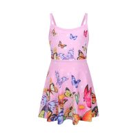 [COD] 2022 Sling Skirt Swimsuit Print Parent-child European and One-piece SE38