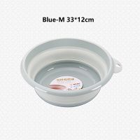 Portable Folding Bucket Camping Washbasin Folding Basin Silicone Washbasin Collapsible Fishing Car Wash Bucket Cleaning Supplies