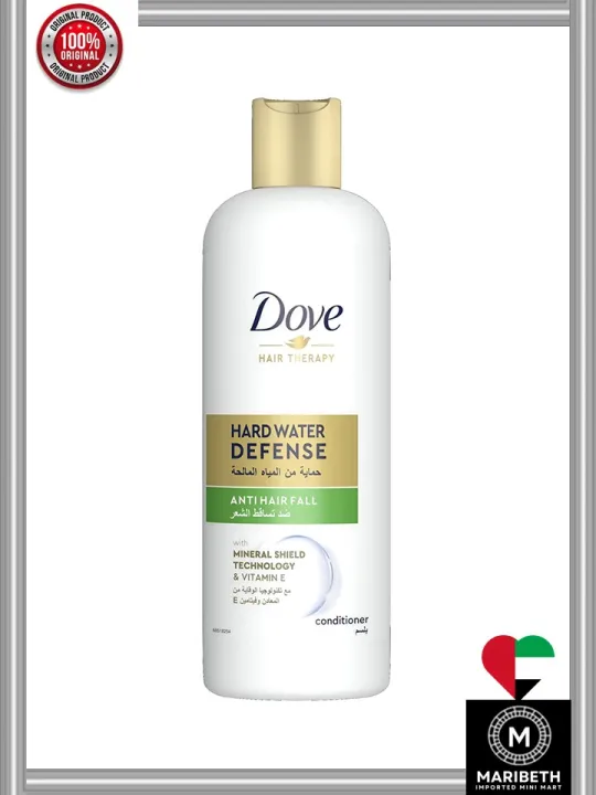 Dove Hair Therapy Hard Water Defense Anti Hair Fall Shampoo White 400ml |  Lazada PH