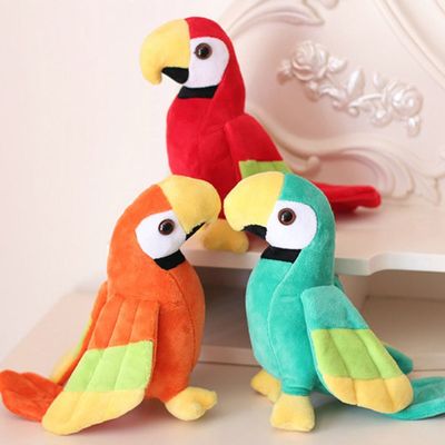 【CC】 20cm Lifelike Soft Psittacidae Macaw Stuffed Animals Birds Dolls Children Kids