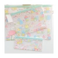 sumikko gurashi กระเป๋าเอกสารพลาสติกมีซิปขนาด a 4 a 5 b 6