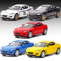 UM 1/64โมเดลรถโลหะผสมรถสปอร์ต RX-8 Mazda แบบจำลองรถยนต์เล็กโมเดลย่อส่วน Diecast