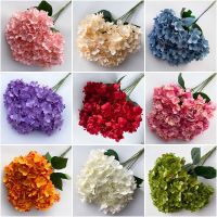 Artificial Hydrangea Flowers 1pc-5 Heads Large Bunch Bouquet for Home Wedding Party Decor Office Table Decoration