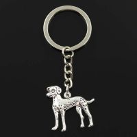 【DT】Fashion Keychain 30x29mm Spotted Dog Dalmatian Pendants DIY Men Jewelry Car Key Chain Ring Holder Souvenir For Gift hot