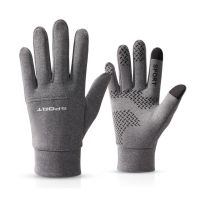 【CW】 Gloves Men Touchscreen Anti Skid Windproof Warm Ski Cycling