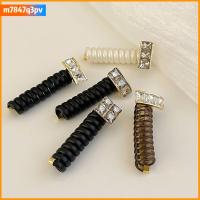 M7847Q3PV 2PCS เมจิกเมจิก คลิปหนีบผม ทีพียู น้ำหนักเบามาก ปิ่นปักผมหางม้า ง่ายๆ อุปกรณ์เสริมผม สำหรับผู้หญิง