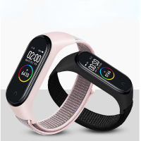 สายรัดไนลอนสำหรับ Xiaomi Mi วง6สร้อยข้อมือสายนาฬิกาข้อมือ Pulsera Correa สาย Miband สร้อยข้อมือสายรัดข้อมือกีฬาห่วง Mi วง7 6 5 4 3