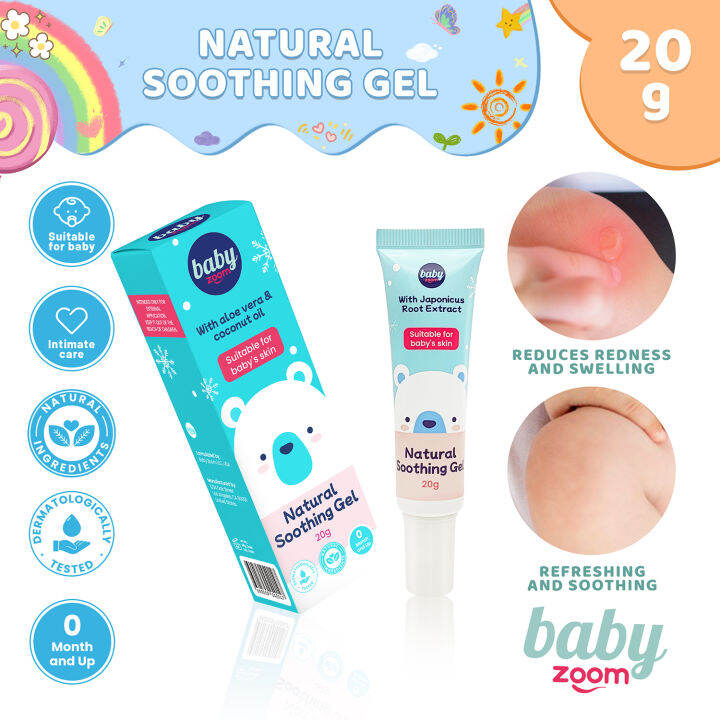 BabyZoom Natural Soothing Gel 20g After Bug Bites After Bites Insect