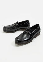 MAC&amp;GILL Men Brixton Leather Business and Formal BLACK Leather shoes รองเท้าโลฟเฟอร์หนังแท้