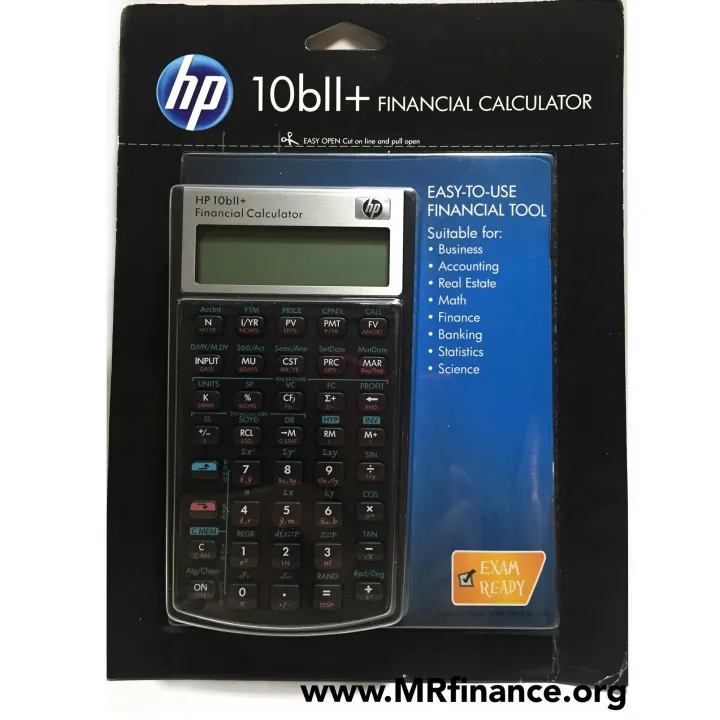 เครื่องคิดเลขทางการเงิน HP 10bii+ | Lazada.co.th