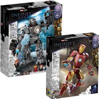 [LEGO] To assemble the lego superheroes iron man mecha doll MK1 iron monger wars lego boy puzzle gift