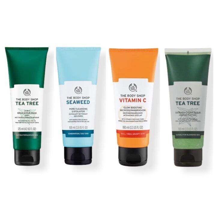 THE BODY SHOP Scrub & Exfoliators Lazada