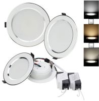 3 Colors 3500K/4000K/6500K LED Recessed Downlight Ceiling Light Round 3-18W LED Downlight Recessed Pin Light Panel Ceiling Light