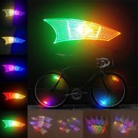 Cycling Bicycle Wheel Spokes Light LED Flash Spoke Warning Light Lamp Riding Strong Spokes Light Bike Spokes Bicycle Accessories