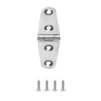 ♤✴■ Boat Strap Hinges 316 Stainless Steel Marine Hinges 4 X 1 Inch (102 X 26 MM) Deck Cupboard Hinges with Screws