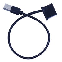 【Big-promotion】 mabiy 1ชิ้น4Pin ตัวเมียถึง5V USB ชายอะแดปเตอร์ USB เคเบิลยูเอสบีไปยัง4ขา Molex สายไฟพัดลมสายอะแดปเตอร์เคสคอมพิวเตอร์