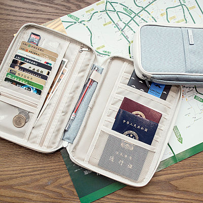 New Waterproof Passport Holder Organizer Travel Accessories Document Bag Card Holder Travel Wallet Big Credit Card Wallets