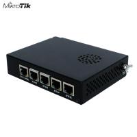 Mikrotik RB450Gx4 Four core 716MHz CPU, 1GB RAM, 5xGigabit Ethernet, PoE out on port #5, RouterOS L5