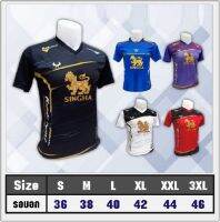 เสื้อกีฬา Relate sport Model : R20 แขนสั้น สกรีนลาย SINGHA