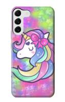 เคสมือถือ Samsung Galaxy S23 Plus ลายม้ายูนิคอร์น สีพาสเทล Pastel Unicorn Case For Samsung Galaxy S23 Plus