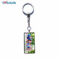 【CW】❏☜❁  Personalized Baby Name Weight Custom Photo Keychain Side Pendants of Kids Mama Costumized Rectangle for