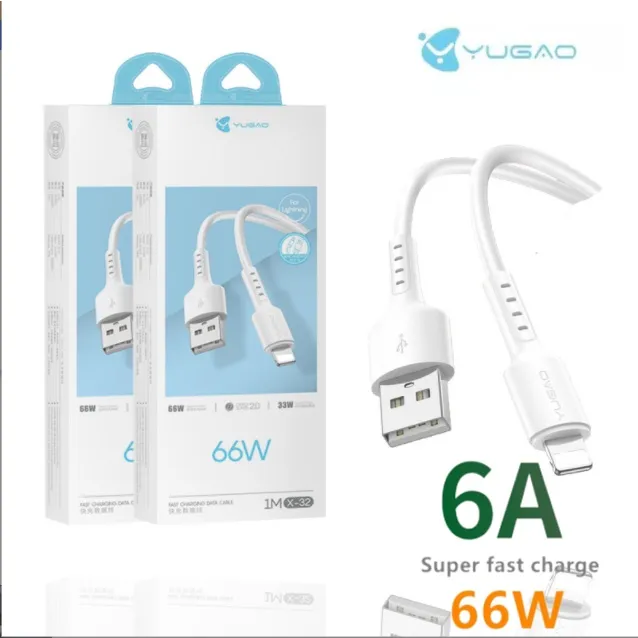JKTECH Yugao X32 6A Super Fast Charging 66W Fast Charge Type C Data USB Cable Lazada PH