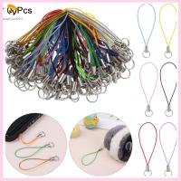 SNSQDYW0010 100Pcs เครื่องประดับ พร้อมจี้หัตถกรรม ทำด้วยมือ วัสดุ DIY สายเสน่ห์โทรศัพท์มือถือ สายคล้องโทรศัพท์สายคล้อง พวงกุญแจสายไฟ คลิปจี้ของเล่น