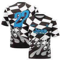 Team JEEP E-sports sublimation T-Shirt Sports Short Sleeve Breathable Men Jersey