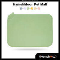 Hampshmoc กันน้ำสัตว์เลี้ยง Placemat ลื่นแมวให้อาหารเสื่อมัลติฟังก์ชั่อาหารเสื่อป้องกันน้ำล้นอาหารระเบียบบนพื้นสำหรับแมวสุนัข