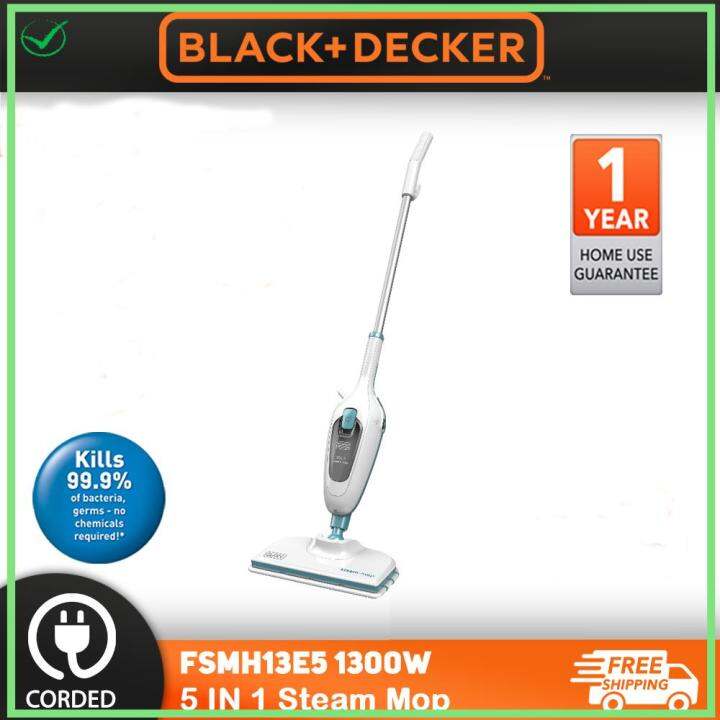 BLACK DECKER 5 in 1 Steam Mop Steam Cleaner (1300W) FSMH13E5 Lazada