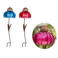 Sensation Pink Coneflower Bird Feeder Outdoor Decoration Window Garden Flower Outside Rust Resistant Dropshipping